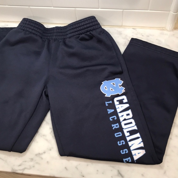 lacrosse unlimited bottoms boys unc lacrosse sweatpants poshmark